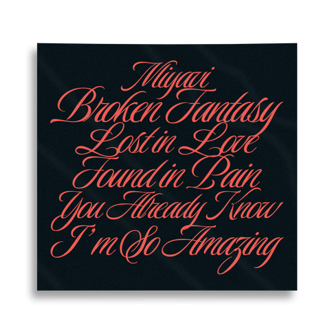 LOST IN LOVE, FOUND IN PAIN TOUR HANKERCHIEF
